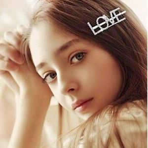 2 for $15- Rhinestone statement hairpin- LOVE